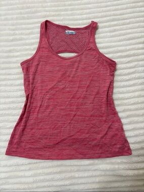 Columbia Sportswear Pink Athletic Running Tank Top